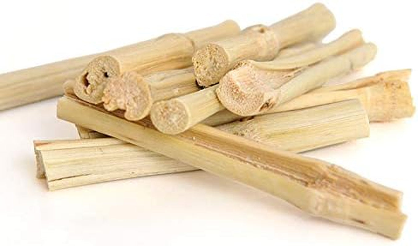 Natural Sweet Bamboo Sticks Teeth Chews for Rabbits Chinchilla Guinea Pigs Sugar Gerbils and More Small Pets (500G)