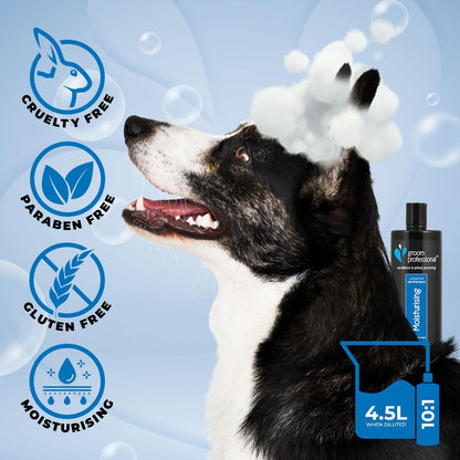 Coconut Moisturising Dog Shampoo for Itchy Skin - Soothing for Dry Itchy Skin - Reduces Skin Irritation - Coconut Oil to Condition Coat & Remove Dandruff - Gentle for Puppies, 450Ml