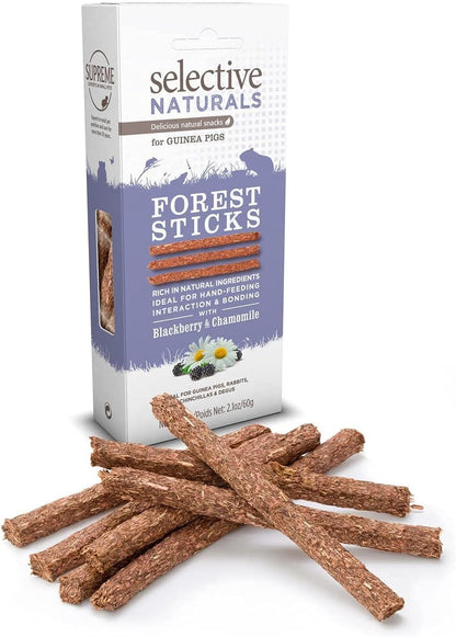 3 PACK SELECTIVE NATURALS MIXED VARIETY SMALL ANIMAL GUINEA TREATS STICKS LOOPS