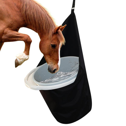 Horse Feed Bag Hanging Bucket Holder Trailer Bucket Bag Suitable for Water Bucket Horse Trailer Accessories 900D Oxford Cloth Horse Trailer Organizer Horse Feeding Supplies