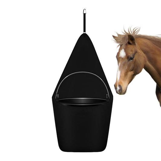 Horse Feed Bag Hanging Bucket Holder Trailer Bucket Bag Suitable for Water Bucket Horse Trailer Accessories 900D Oxford Cloth Horse Trailer Organizer Horse Feeding Supplies