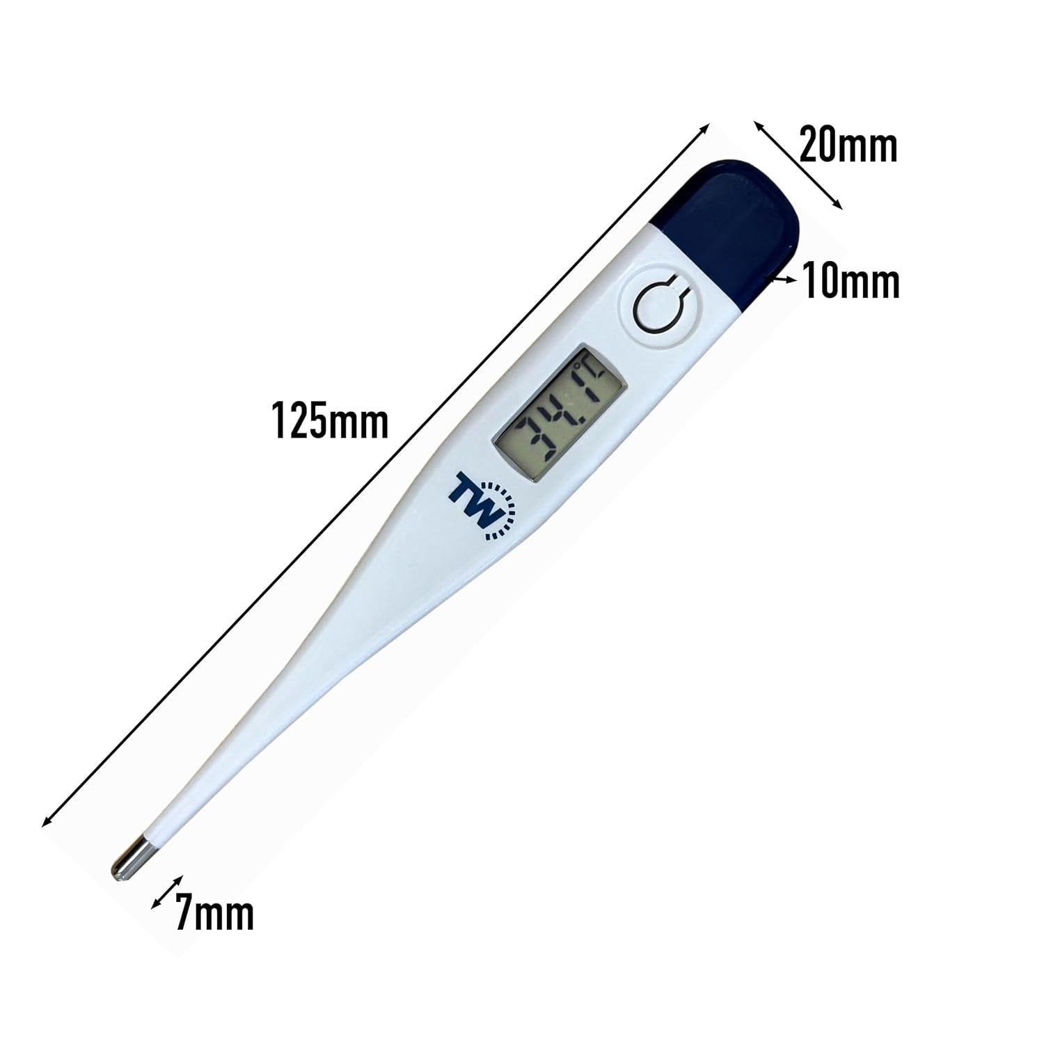 Digital Vets Thermometer for Pet Owners of Dogs Cats Horses Animals with Veterinary Hobday'S Spec Chart