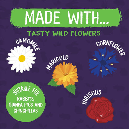 Burgess  Wildflower Forage for Rabbits, Guinea Pigs, and Chinchillas, 75G