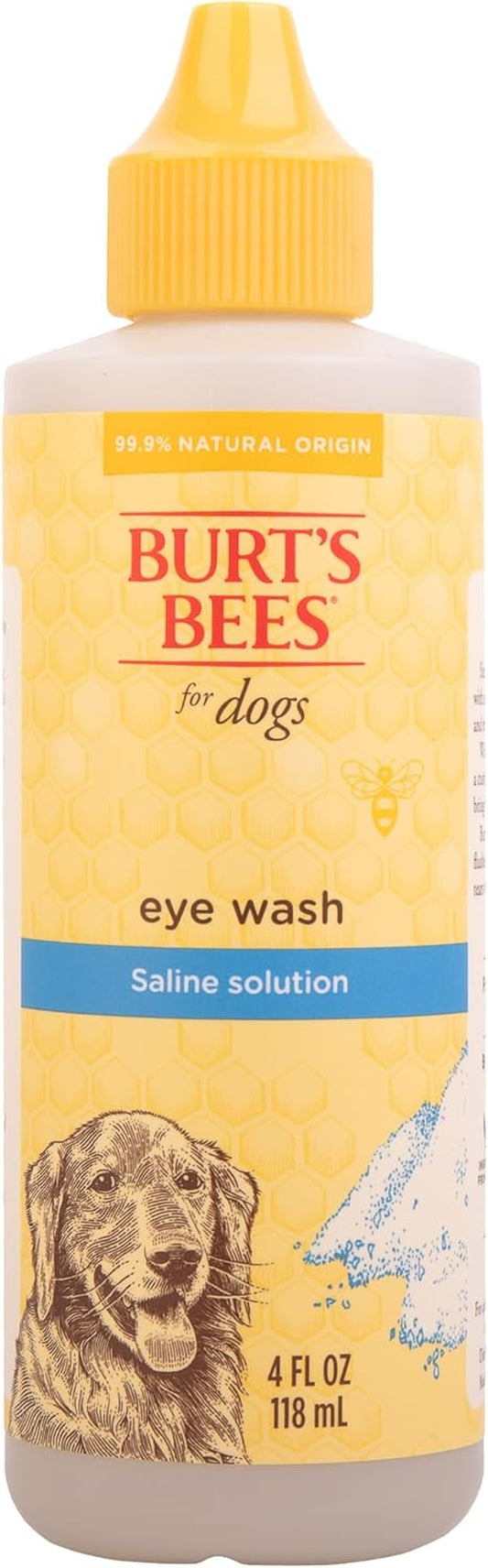 Eye Wash with Saline Solution for Dogs, 99.9% Natural Origin Formulas, Dog Eye Cleaner, Eye Wash for Dogs, Eye Treatment for Dogs, 4 Oz