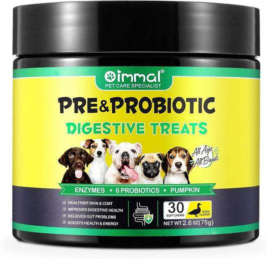 Probiotics Chews for Dogs, Dog Prebiotics for Gut Health - Probiotics for Dogs,