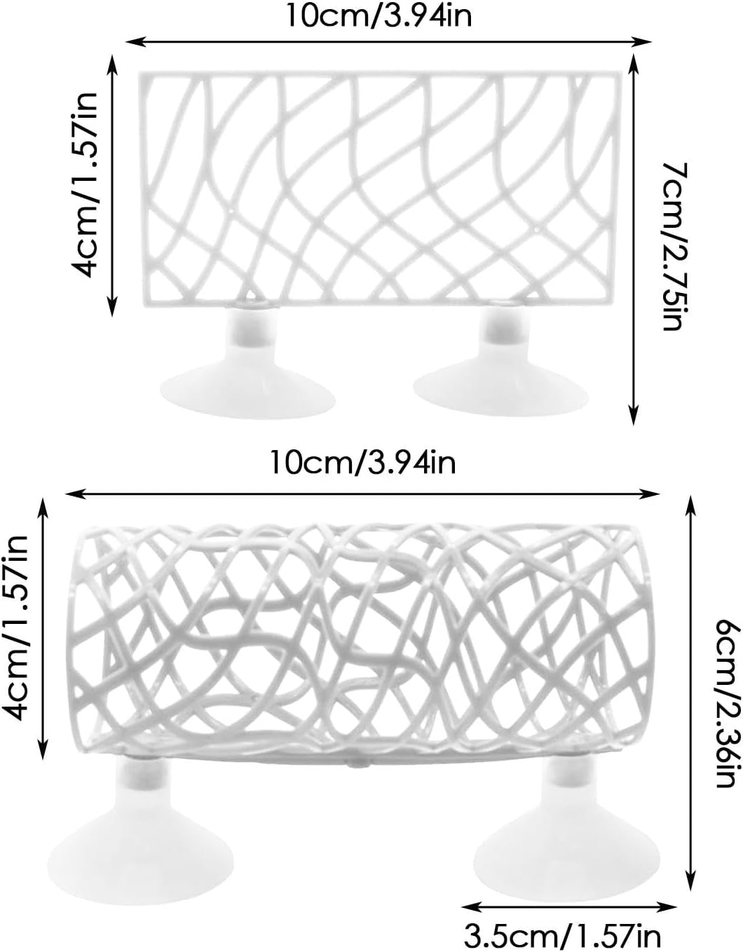 Betta Fish Tunnel, Fish Sleeping Tunnel Tube, Long Swimming Length Fish Tank Accessories for Betta Fish, Shrimp,