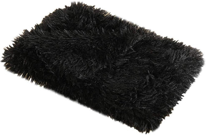 Dog Blanket, Super Soft Warm Fluffy Pet Blanket, Shaggy Faux Fur Pet Snuggle Blanket Washable Sleep Bed Mat for Small Medium Large Dogs and Cats (Small, Dark Grey)