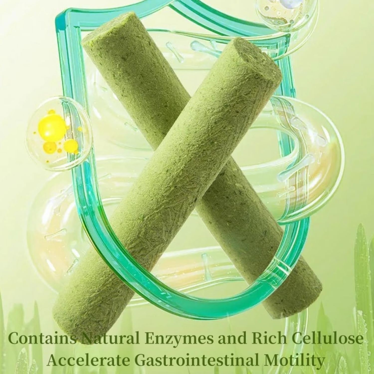Cat Grass Teething Stick,Natural Catnip Chew Sticks,Catnip Sticks for Hairball Control,Cat Grass Dental Chew Sticks,Cat Dental Toy,Catnip Toys Sticks for Hairball Removal,Cat Teeth Cleaning Sticks