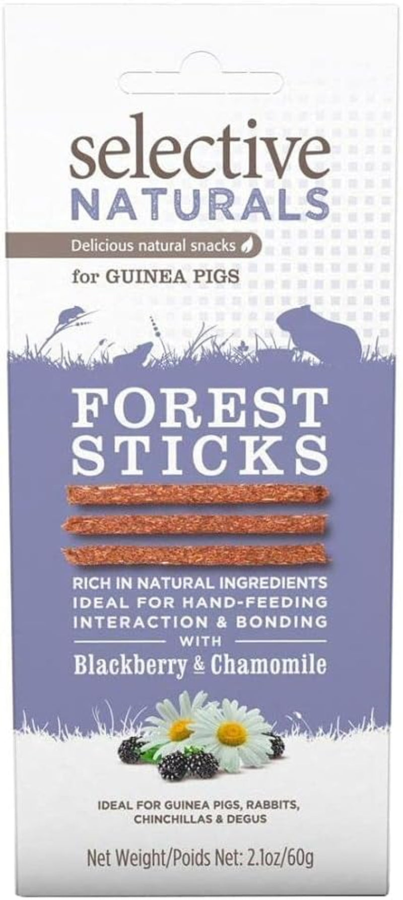 3 PACK SELECTIVE NATURALS MIXED VARIETY SMALL ANIMAL GUINEA TREATS STICKS LOOPS