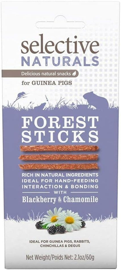 3 PACK SELECTIVE NATURALS MIXED VARIETY SMALL ANIMAL GUINEA TREATS STICKS LOOPS