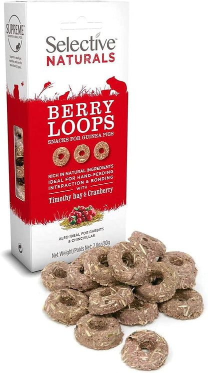 3 PACK SELECTIVE NATURALS MIXED VARIETY SMALL ANIMAL GUINEA TREATS STICKS LOOPS