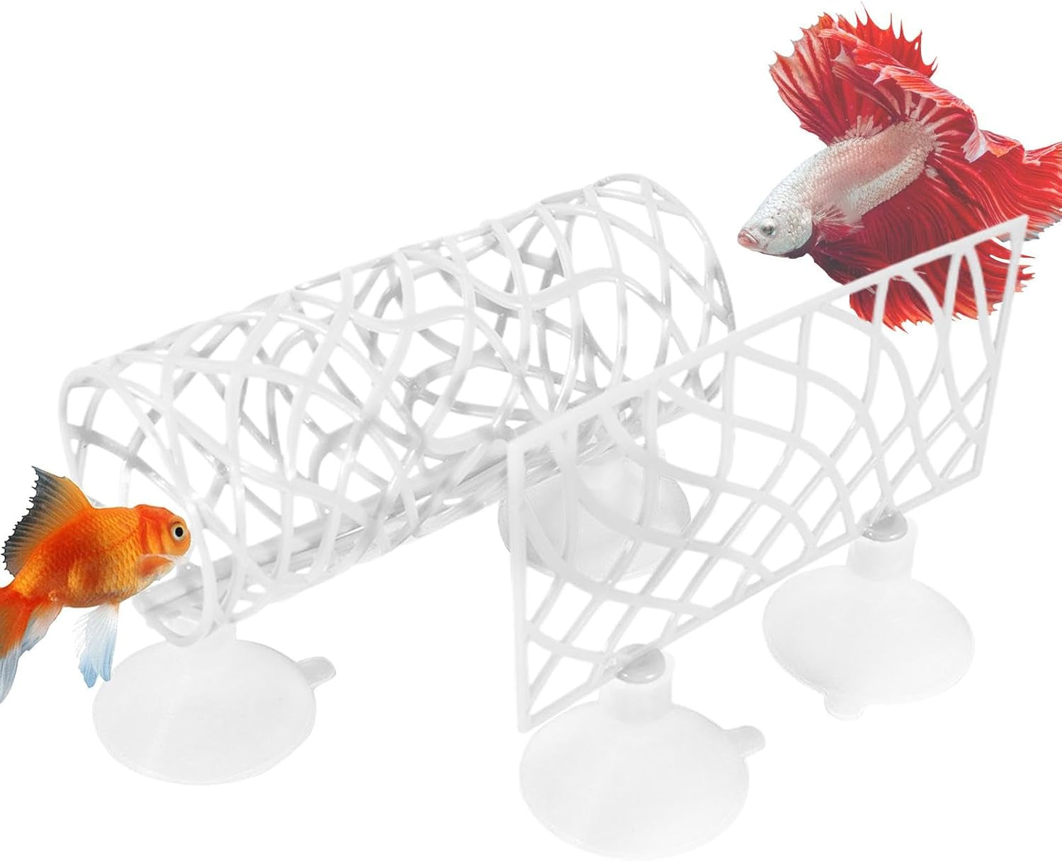 Betta Fish Tunnel, Fish Sleeping Tunnel Tube, Long Swimming Length Fish Tank Accessories for Betta Fish, Shrimp,