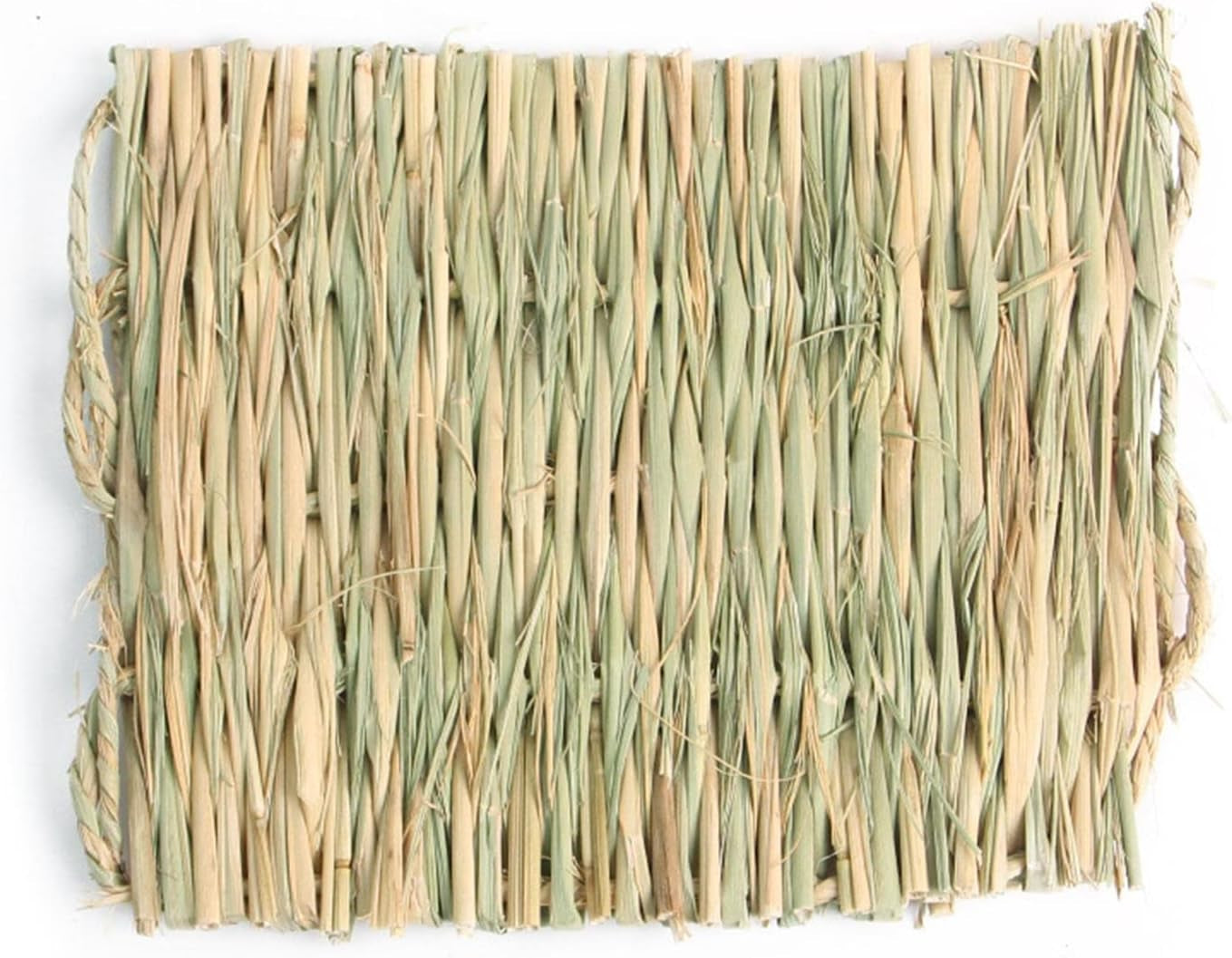 Grass Bed - Woven Straw Mat, Mat Bunny Bedding Nest Resting Cage Mat for Guinea Parrot Chinchilla Hamster